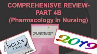 NCLEXRN ATI COMPREHENSIVE REVIEW PART 4B pharmacology Respiratory meds insulin bloodamp more [upl. by Aneetsyrk]