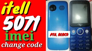 itell 5071 imei change code ll 5071 pta block imei rapier imei pta trending [upl. by Nnylarac]