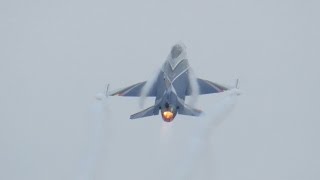 F16 Fighting Falcon Belgian Air Component flying Display RIAT Friday 11 July 2014 Air Show [upl. by Brigitta]