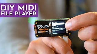 A DIY MIDI file player with Fluidsynth Pirate Audio and Raspberry PI Zero 2 [upl. by Divadnhoj977]