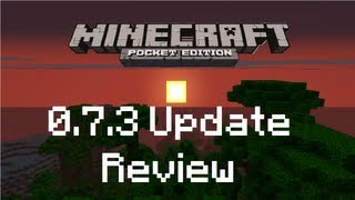 Minecraft Pocket Edition 073 Alpha Update Review and All Features [upl. by Pearl]