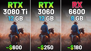 RTX 3080 Ti vs RTX 3060 vs RX 6600  Test in 12 Games in 2024 [upl. by Eizdnil215]