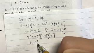 Easy question SAT linear equation Can you do it [upl. by Lipski]