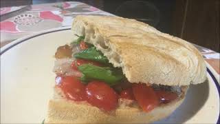 Panino allardiato alla Cilentana videoricetta n° 1144 [upl. by Anazus]