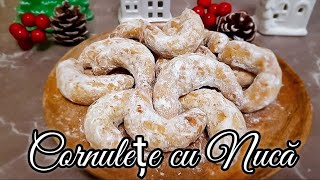 Cornulete cu nucă O reteta simpla delicioasă ideala de Crăciun 🎄☃️ [upl. by Lekzehcey]