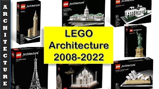 LEGO ARCHITECTURE All Sets 2008 2022 [upl. by Ocirne41]