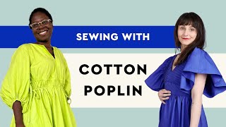 All About Sewing With Cotton Poplin  Core Fabrics [upl. by Onavlis403]