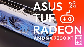 ASUS TUF Gaming AMD Radeon RX 7800 XT White OC Edition  16GB GDDR6 [upl. by Ahsas]