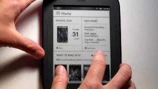 Rooted Nook Touch Review  eReading Apps PDF Web Browser etc [upl. by Htaeh665]