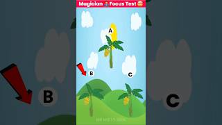 focus test for genius 🧠 find the 🍌 banana tree💔🥹 shorts [upl. by Ytteb]