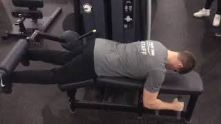 FITNESS PARK CLAYESOUILLY  MACHINE PRONE LEG CURL TECHNOGYM [upl. by Helas]