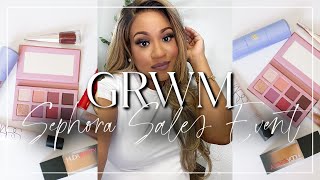 GRWM  What To Buy During Sephoras Sales Event My Current GoTo Products [upl. by Ahsyle]