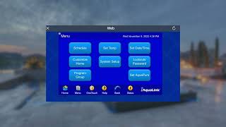 iAquaLink Control App How To Schedule Equipment Using WebTouch [upl. by Coulter]