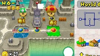 World 6Tower  Star Coins  New Super Mario Bros DS [upl. by Tinor]