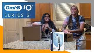 OralB iO Series 3 Limited Deep Clean Rechargeable Electric Powered Toothbrush Unboxing Amazon Order [upl. by Ahsilif]