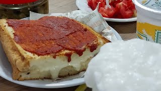 SUSURLUK TOSTU  TOSTUN VE AYRANIN DİYARI SUSURLUK  TOSTÇU RAMİS toast ayran balıkesir [upl. by Asiral]