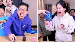 Guess The Flavor Of Oreos Blindly Who Has The More Sensitive Mouth Who Wins The Most CookiesFun [upl. by Amary]