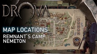 Drova Forsaken Kin  Remnants Camp amp Nemetons Map LOCATION GUIDE [upl. by Haya487]