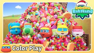 🌈 Learn Colors with GOGODINO Babyland  12 Candy Mountain🍭  Color Play  Color for Kids  Toddlers [upl. by Saito178]