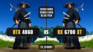 RTX 4060 vs RX 6700 XT  i5 12400F  1080P 1440P amp DLSSFSR  Test in 11 Games [upl. by Icats986]