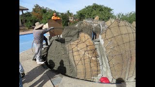 Shotcrete Day at the Lookout Job [upl. by Einnob]