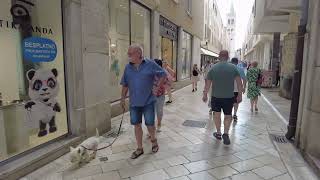 Walking Zadar city streets Oldest continuously inhabited city in Croatia  Zadar Croatia  ECTV [upl. by Aved]