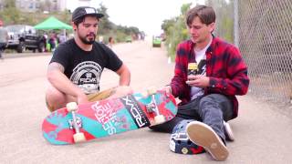 Sector 9 Jeff Budro Pro 35 Board Setup Review w Louis Pilloni  RDVX Longboard Grip Tape [upl. by Roshan232]