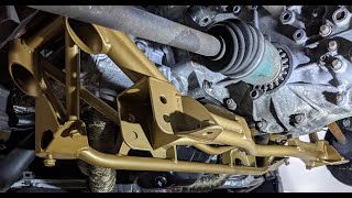 TSS Front Subframe Install on Subaru WRX STI Project Car GC GD Chassis [upl. by Anelys]