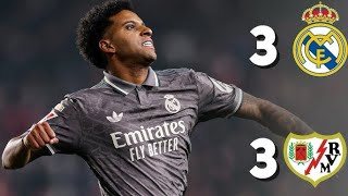 Real Madrid vs Rayo Vallecano 33  all goals and highlights 2024 [upl. by Noskcire912]