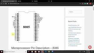 8085 Microprocessor Pin Diagram in 2 minutes Guaranteed Learn ShortcutTrick in Bangla [upl. by Togram698]