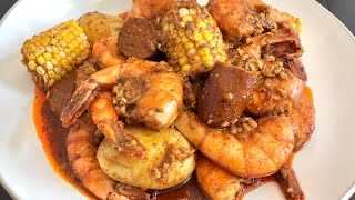 SPICY CAJUN SHRIMP WITH GARLIC BUTTER SAUCE [upl. by Nnyleve568]