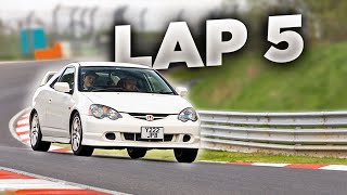 Integra DC5 Lap 5 of the Nurburgring First Push [upl. by Montano]