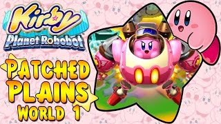 Kirby Planet Robobot  Part 1  World 1 Patched Plains English Gameplay Walkthrough [upl. by Lilac763]