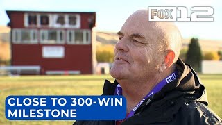 Dufur HS football coach nears 300win milestone [upl. by Reace]