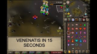 15 Second Guides  Venenatis Safespot OSRS [upl. by Eecrad]