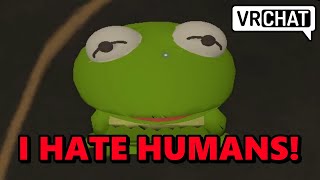 I met the edgiest Kermit Frog on VRCHAT [upl. by Ahseinet]