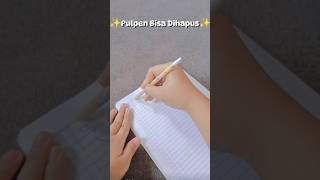 Pulpen Bisa Dihapus 😱 pulpenbisadihapus pulpenunik [upl. by Calvinna201]