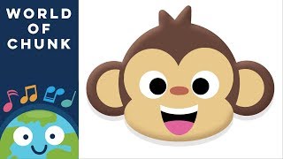 5 Little Monkeys Song amp Other Rhymes  Kids Songs amp Nursery Rhymes for Children  World of Chunk [upl. by Anana]