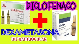 ✅CÓMO PREPARAR y ADMINISTRAR quotDICLOFENACO  DEXAMETASONAquot intramuscular súper FÁCIL Y RÁPIDO✅ [upl. by Ravo]