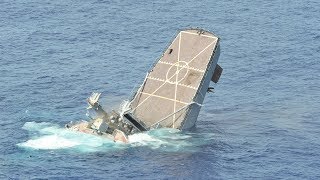 Sinking Exercise during RIMPAC • Hits by Missiles and Torpedoes Compilation [upl. by Gordan]