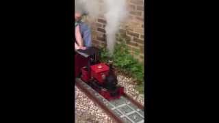 Maxitrak Dixie  Garden Railway  5quot Live Steam [upl. by Hoisch]