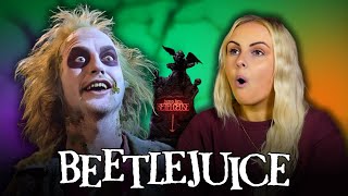 BEETLEJUICE 1988 👀 First Time Watching 🎬 Movie Reaction [upl. by Nueovas506]