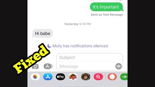 Notifications Silenced on iPhone iOS 17  Fixed 2023 [upl. by Nayk]