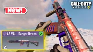 NEW AS VAL Danger Dawns Gameplay in Cod Mobile Season 8 2024  Cod Mobile on iPhone 7 2024 [upl. by Dolhenty]