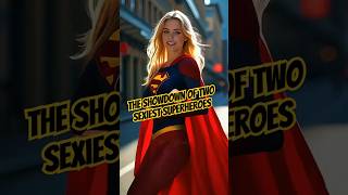 Dance Showdown  Supergirl  Wonder Woman Dancing supergirl wonderwoman shorts [upl. by Elspeth889]