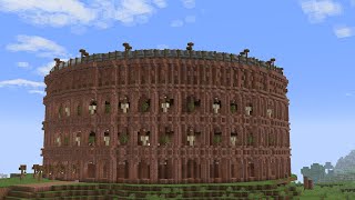 I built a Colosseum in Minecraft to stab my friends [upl. by Twedy]