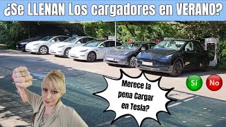 Tesla Model Y ¿Supercargadores con Colas en Vacaciones [upl. by Dnalro]