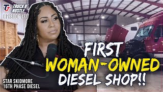 FLEET Owner Opens The 1ST WOMAN OWNED DIESEL SHOP How She Started Mechanic Drought amp More [upl. by Anirda]