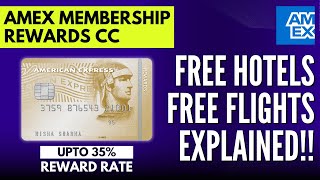 Free Hotels Flights and Brand Vouchers American Express Membership Rewards CC  CREDIT CARD HACKS [upl. by Akehsyt]