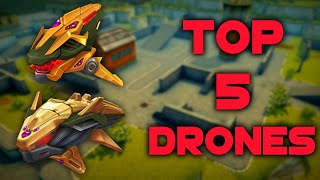 Top 5 Drones in Tanki Online [upl. by Othe669]